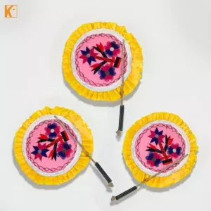 Handmade Traditional Nokshi Hatpakha Hand Fan
