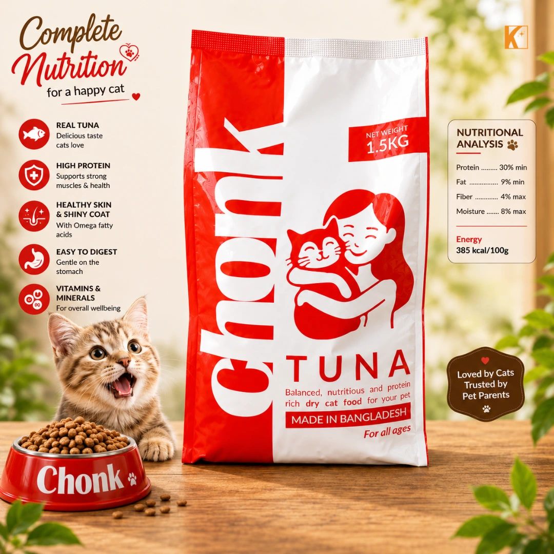 Chonk Tuna Cat Food for All Ages 1.5KG 4