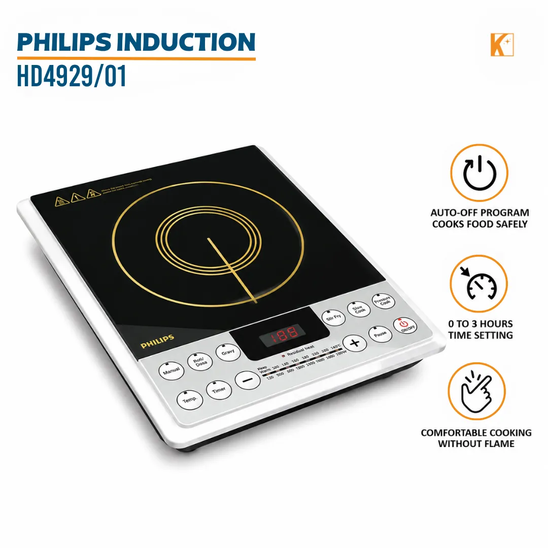 Philips Induction Cooker HD4929–2100W 3